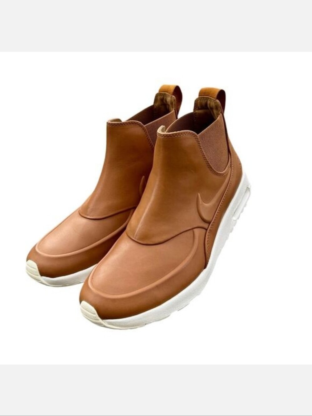 Nike Air Max Thea Mid Leather Sneaker Boots Ale Brown Size 6.5